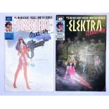 Elektra Assassin, Nos. 1-3, August & October 1986, two Marvel comics signed by artist Bill