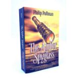 Pullman, Philip. The Amber Spyglass, signed first edition paperback, 2001, very good