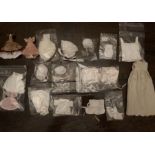 Antique and Vintage dolls clothes ; mostly for smaller scale dolls-Many beautifully hand crafted