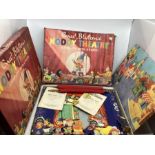 Noddy Enid Blyton  Rare toy theatre sets original 1950s sets and related material-not checked for