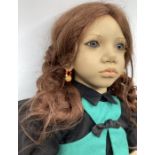 Annette Himstedt German Modern artist doll 10th anniversary 1990s doll ; Deep azure original