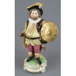 A mid-nineteenth century Derby porcelain figure of James Quinn as Falstaff, c. 1865. It is well