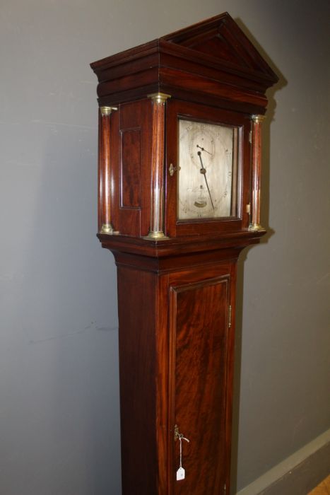 William Hill, London Regulator clock of small proportions. With eight day single train movement. - Image 8 of 9