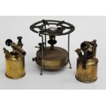 An early 20th century Swedish ' Svea' paraffin stove , together with a Vapouria No. 12 blowlamp