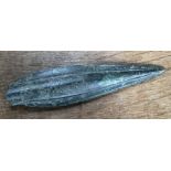 Bronze Age Spear Head, Circa 900-600BC. A very good example of a Late Bronze Age socketed spear head