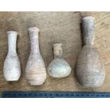 Four Late Roman North African Grave Offering Vase’s.