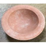 Late Roman North African Grave Offering Small Samian Bowl. Approximately 13cm diameter and 3cm