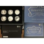 Royal Mint 2015 Silver Proof First World War set of six £5 Coins in Original Case with Certificate
