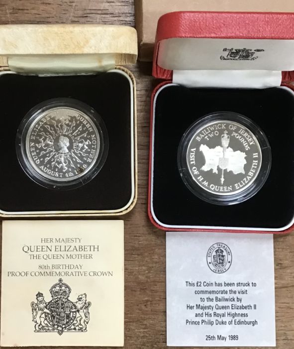 Royal Mint Silver Proof Coins in Original Case with Certificate of Authenticity for three of them. - Image 2 of 3