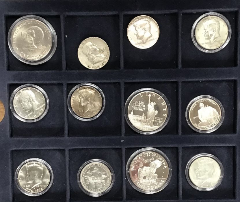 Collection of American Silver Dollars, Half-Dollars, Quarters and Five Cent Coins, includes Morgan - Image 3 of 3