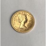 Elizabeth II 1963 full sovereign.