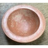 Late Roman North African Grave Offering Small Samian Bowl. Approximately 13.5cm diameter and 3.5cm