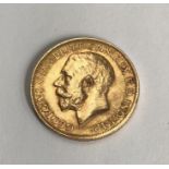 George V 1914 full sovereign.