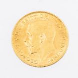 An George V gold half sovereign, dated 1912, 4 grams