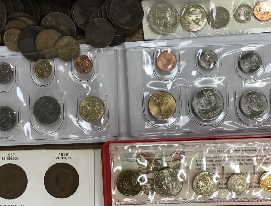 Very Large collection of World Coins with British Coins. includes a quantity of world Silver, - Image 4 of 6