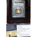 Tristan Da Cunha 2020 Sovereign, commemorating the UK’s departure from the EU. 22ct gold 8g,