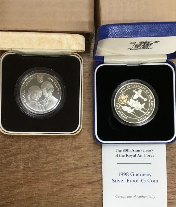 Royal Mint Silver Proof Coins in Original Case with Certificate of Authenticity for three of them. - Image 3 of 3