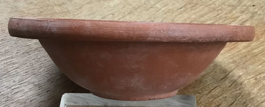 Late Roman North African Grave Offering Small Samian Bowl. Approximately 13.5cm diameter and 3.5cm - Image 2 of 3