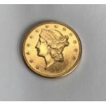 American 1904 gold double eagle ($20).