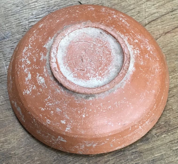 Late Roman North African Grave Offering Small Samian Bowl. Approximately 12cm diameter and 3cm - Image 3 of 3