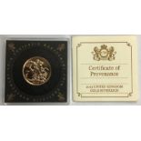 Royal Mint Elizabeth II 2013 Sovereign with certificate of authenticity from CPM.