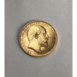 Edward VII 1909 Sovereign.