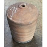 Late Roman North African Grave Offering Bottle Vase. Approximately 9.5cm diameter and 13.5cm tall.