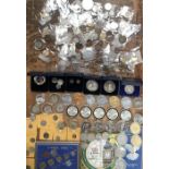 Coin collection of British and World coins includes 5 Austria silver M.Theresia S.F Restrike trade