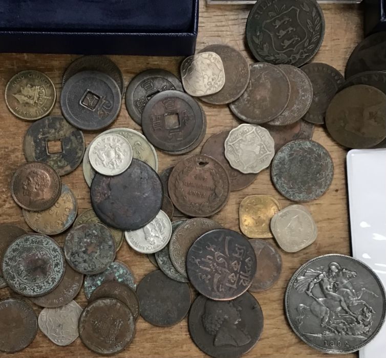 Very Large collection of World Coins with British Coins. includes a quantity of world Silver, - Image 3 of 6