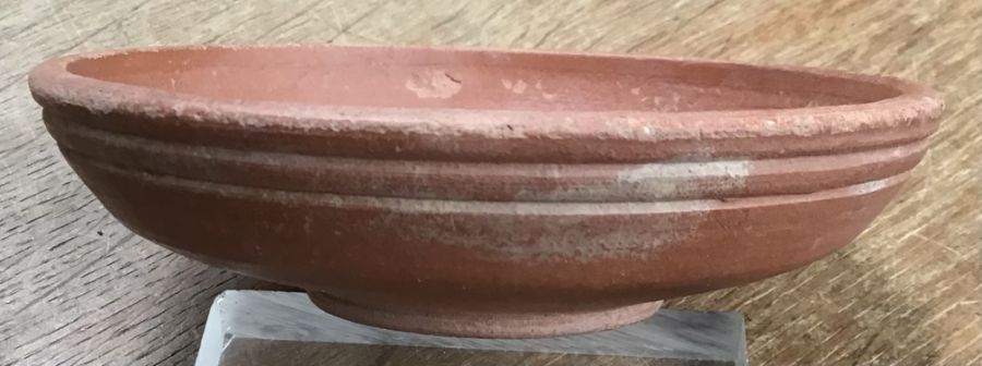 Late Roman North African Grave Offering Small Samian Bowl. Approximately 12.5cm diameter and 3cm - Image 2 of 3
