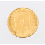 An Edward VII gold half sovereign, dated 1907, 4 grams