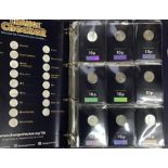 Change Checker set of The A - Z of Great Britain 10p coins in presentation ring binder.