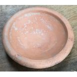 Late Roman North African Grave Offering Small Samian Dish. Approximately 17.5cm diameter and 3cm