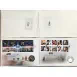 Royal Mint & Royal Mail BU Star Wars first day Cover sets of two ‘A Galaxy of Vehicles’ (one still