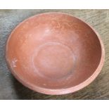 Late Roman North African Grave Offering Samian Bowl. Approximately 19cm diameter and 6cm tall.