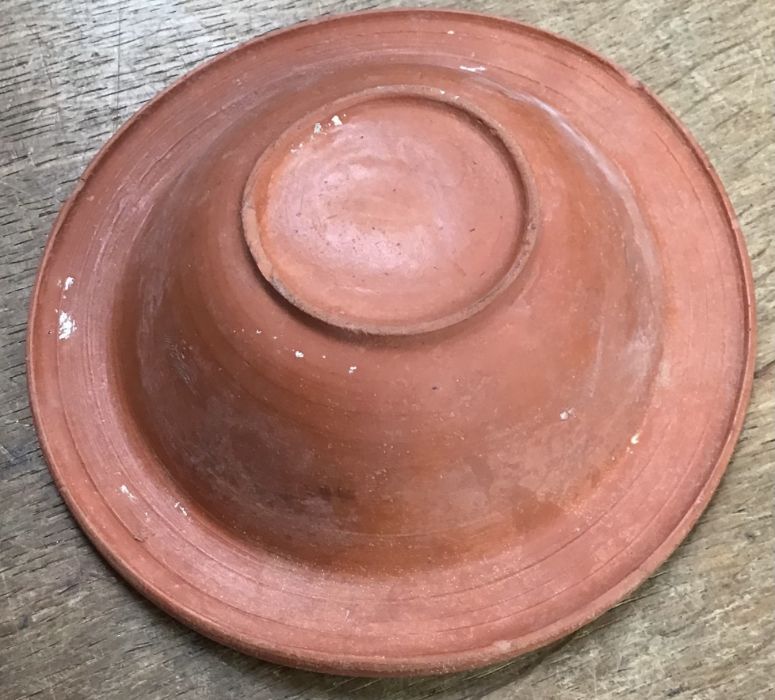 Late Roman North African Grave Offering Small Samian Bowl. Approximately 14.5cm diameter and 3.5cm - Image 3 of 3