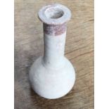 Late Roman North African Grave Offering Vase. Approximately 14cm tall, 7cm wide.
