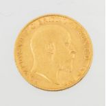 An Edward VII gold half sovereign, dated 1903, 4.1 grams