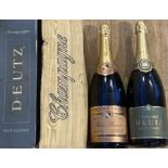 Magnums of boxed vintage Champagne