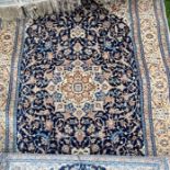 A smaller Persian rug