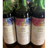 Six bottles of Chateau Mouton Rothschild 1970