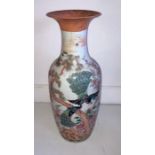 A large 19th century famille rose vase