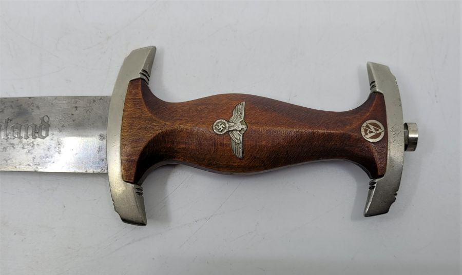 A German 3rd Reich SA (Sturmabteilung Brown Shirts) dagger, being an early unrestored example pre - Image 6 of 6