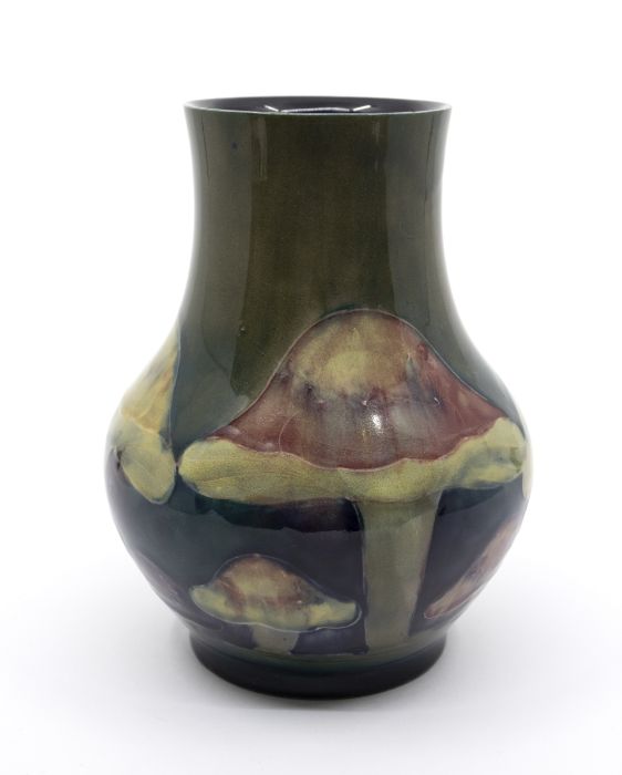 Moorcroft 'Claremont' pattern vase designed by William Moorcroft. Height approx 16.5cm. Marks to the - Image 4 of 5