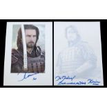 TOM CRUISE Actor - The Last Samurai - 2 x prints send in by vendor to Tom - returned and signed