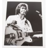 NEIL YOUNG - An original 10 x 8 inches black and white photograph by Neal Preston with original