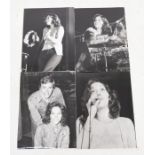 THE CARPENTERS - 4 X Original black and white photographs from 1974 from S.K.R Photos Ltd. Each a