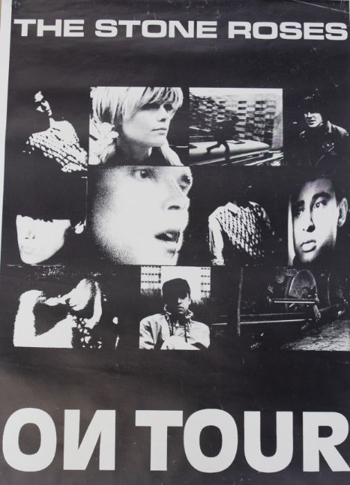 Stone Roses - 4 x vintage posters by The Stone Roses from the 80s/90s. Each measures approx 24 X - Image 3 of 4