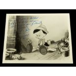 DICKIE JONES - Voice of Pinochio Walt Disney - Personalised signed / autograph items - Including a