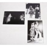 3 x MAGGIE BELL Live on stage superb 2 x 10 x 8 inch and black and white original photographs from 1